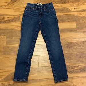 Madewell Mid-rise Perfect Vintage Jean Dark Blue